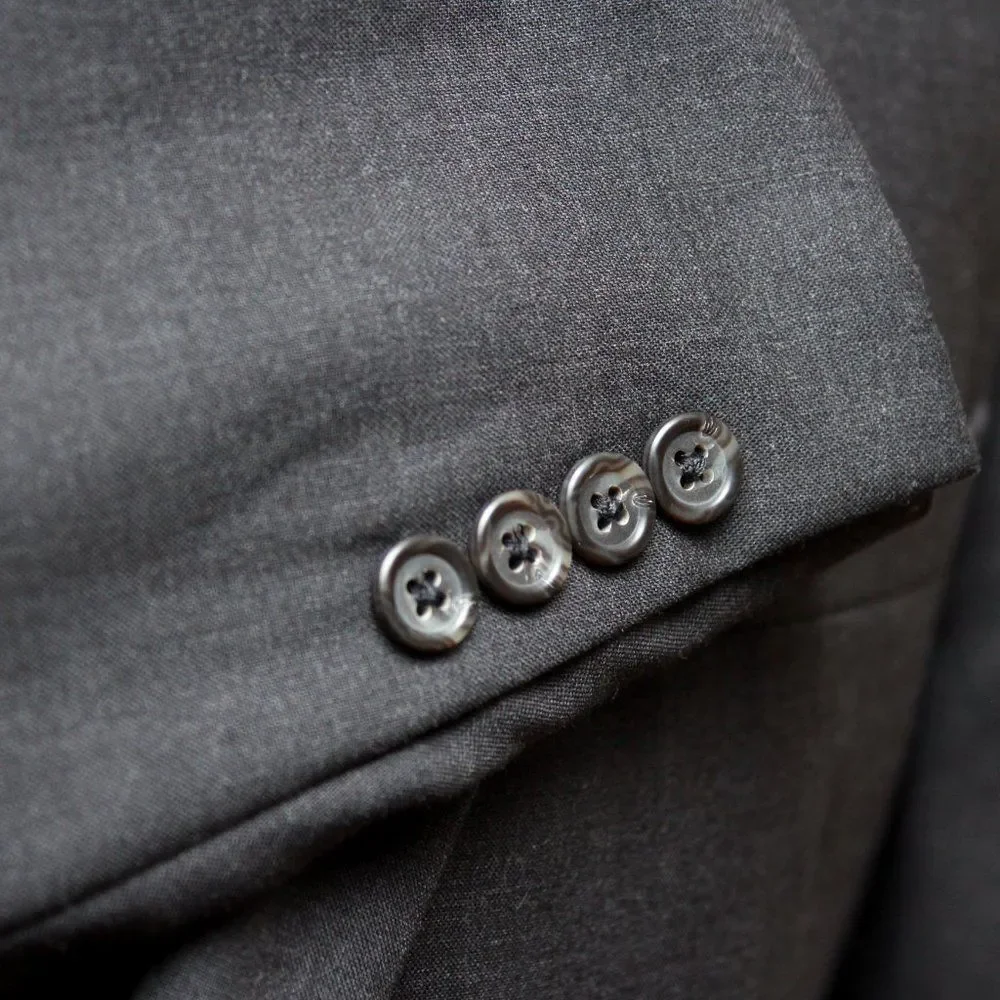 44R JOS A BANK‎ Men's Blazer Sportcoat Jacket Wool Grey C080637